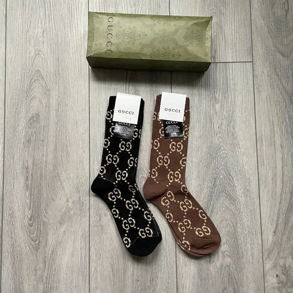 Gucci | Accessories | Gucci Socks Set Of 2 With Original Box